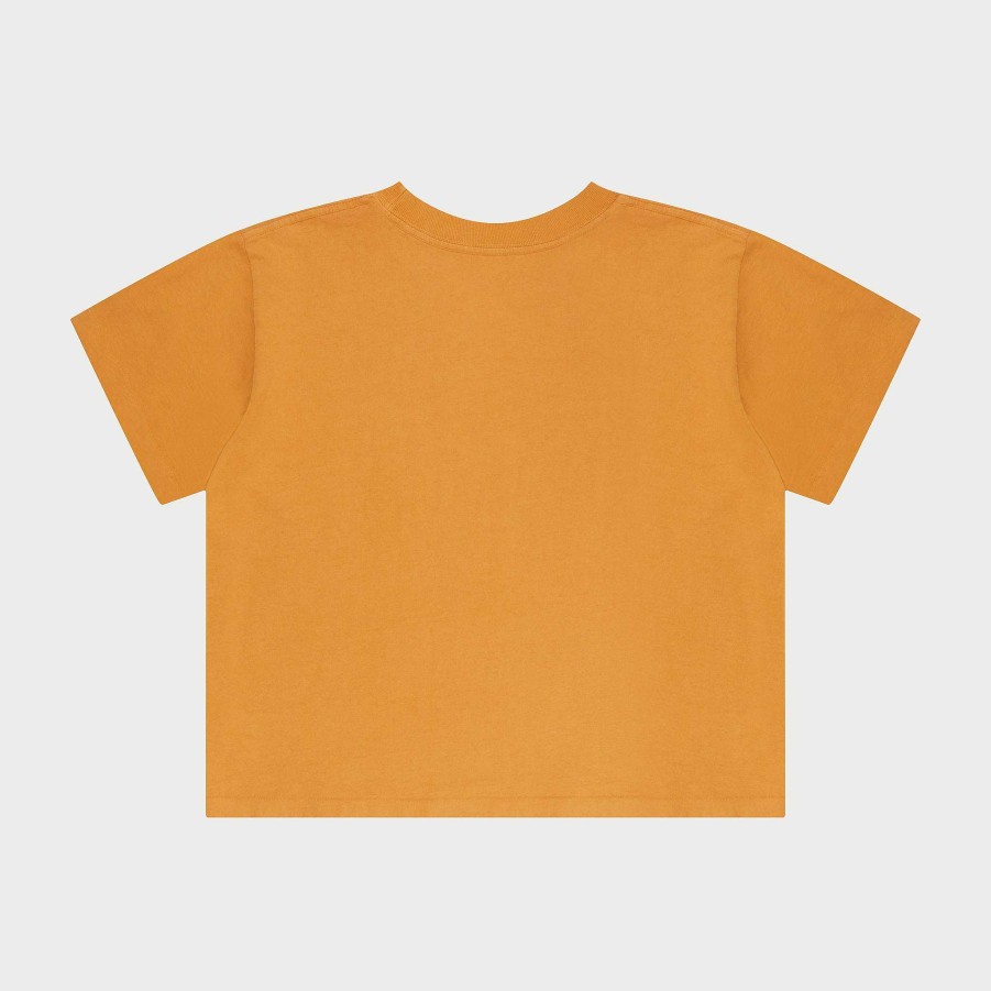 Cherry LA Ride It, Rev It Boxy Baby Tee (Orange) Hot