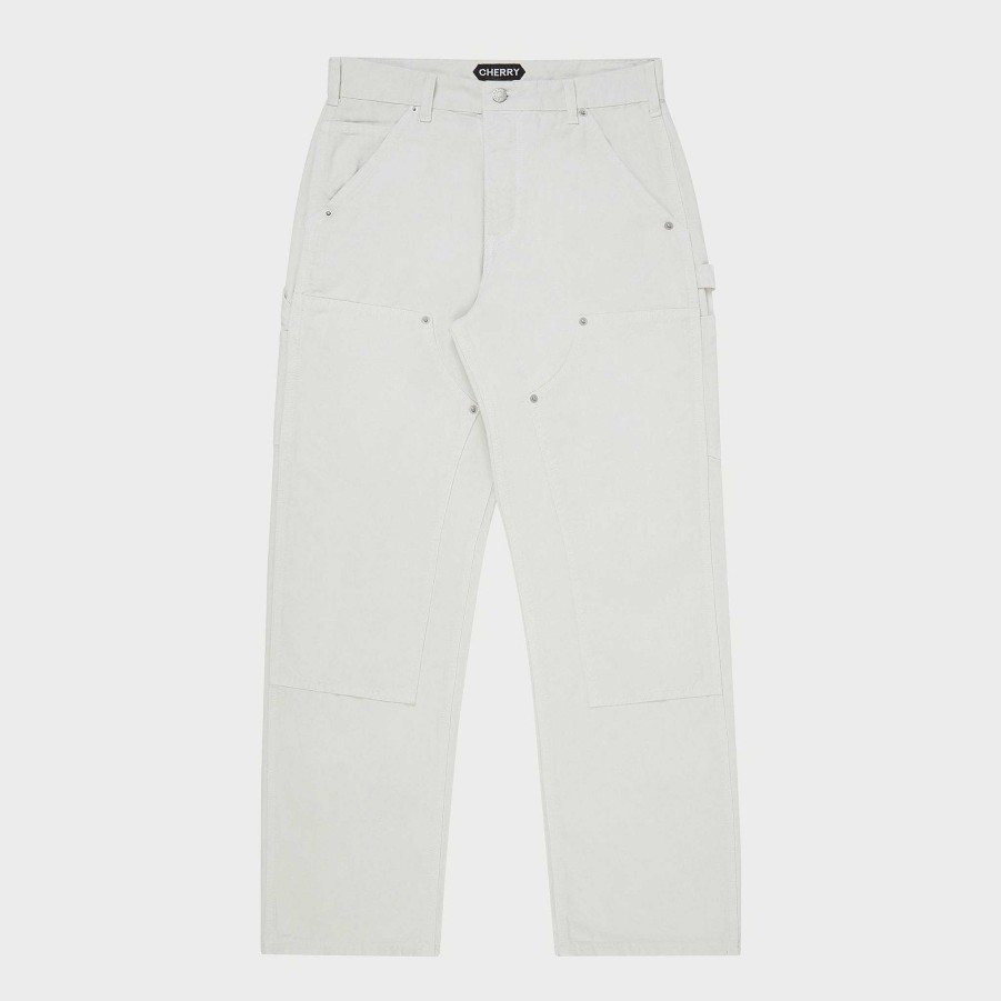 Cherry LA Classic Canvas Double Knee (White) Online