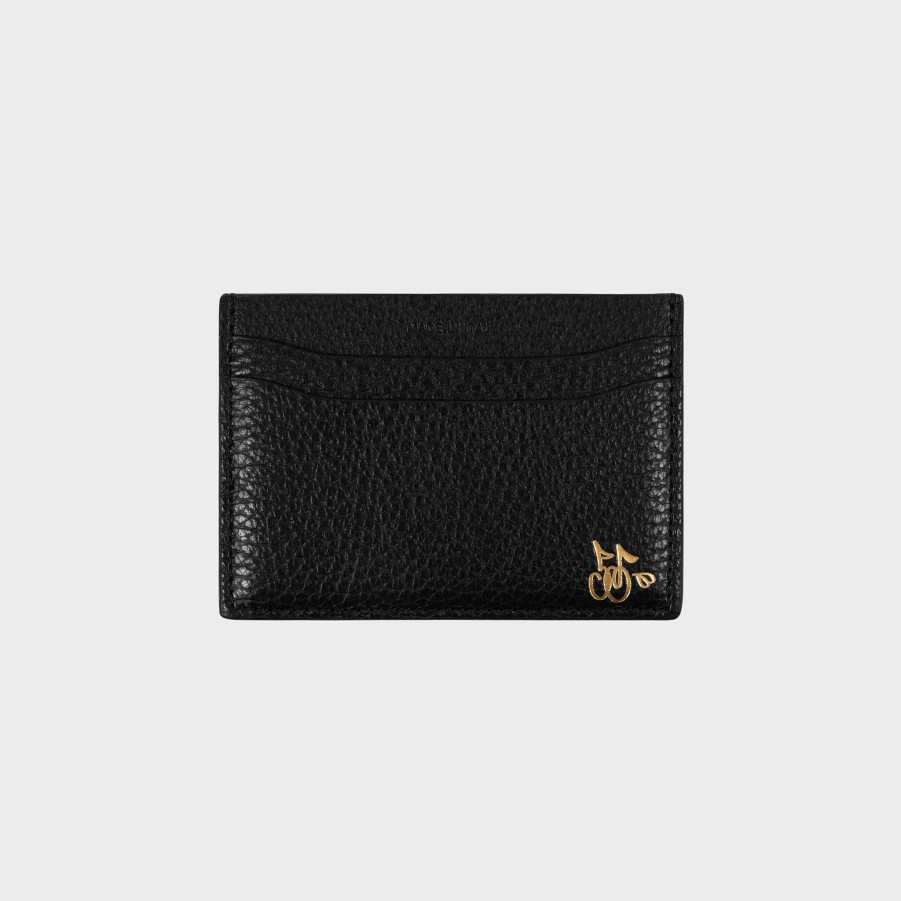 Cherry LA Leather Card Holder (Black) New