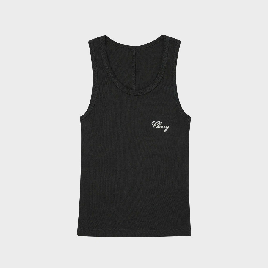 Cherry LA American Classic Tank Top (Black) Best