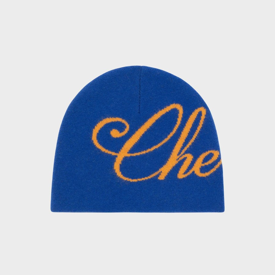 Cherry LA Cashmere Skull Cap Beanie (Blue) Hot