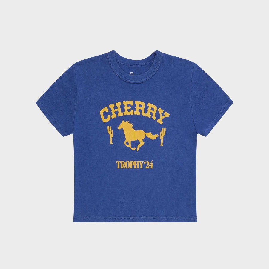 Cherry LA Trophy Baby Tee (Royal) Clearance