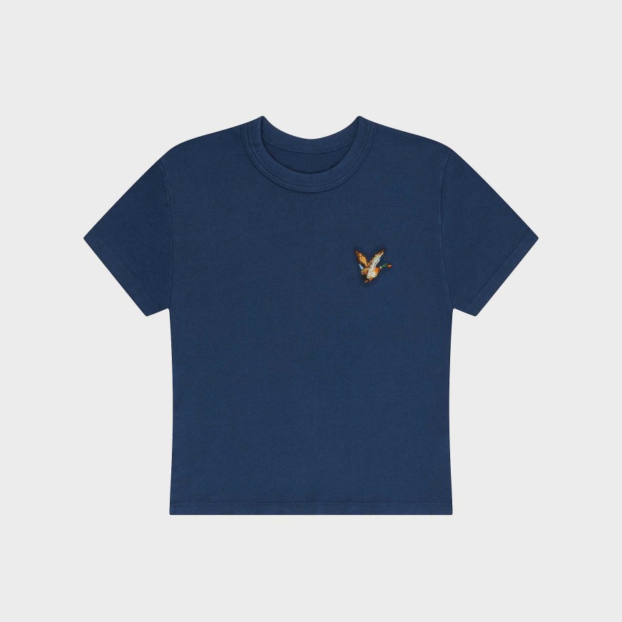 Cherry LA Duck Baby Tee (Navy) Online