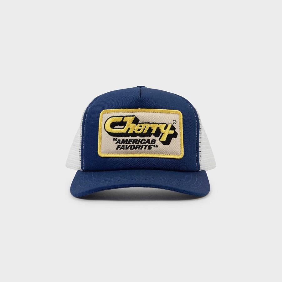 Cherry LA America'S Favorite Mesh Trucker (Navy) New