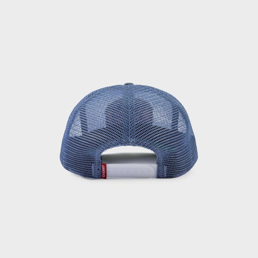 Cherry LA Desert Horse Full Mesh Trucker Hat (Blue) Best