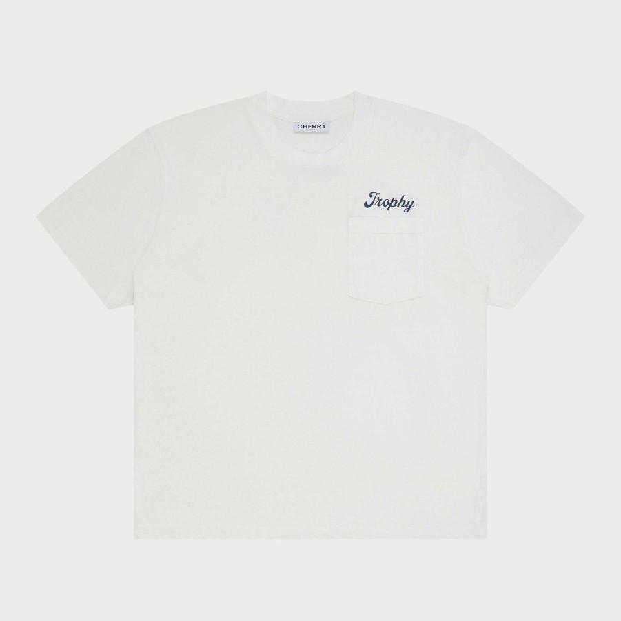 Cherry LA Trophy Premium Organic Cotton T-Shirt (Vintage White) Wholesale