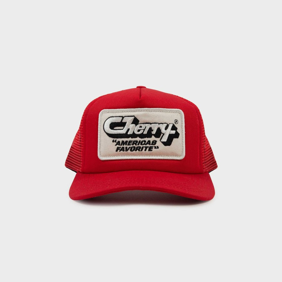 Cherry LA America'S Favorite Mesh Trucker (Red) Best