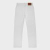 Cherry LA Straight Leg 5 Pocket Denim (White) Clearance