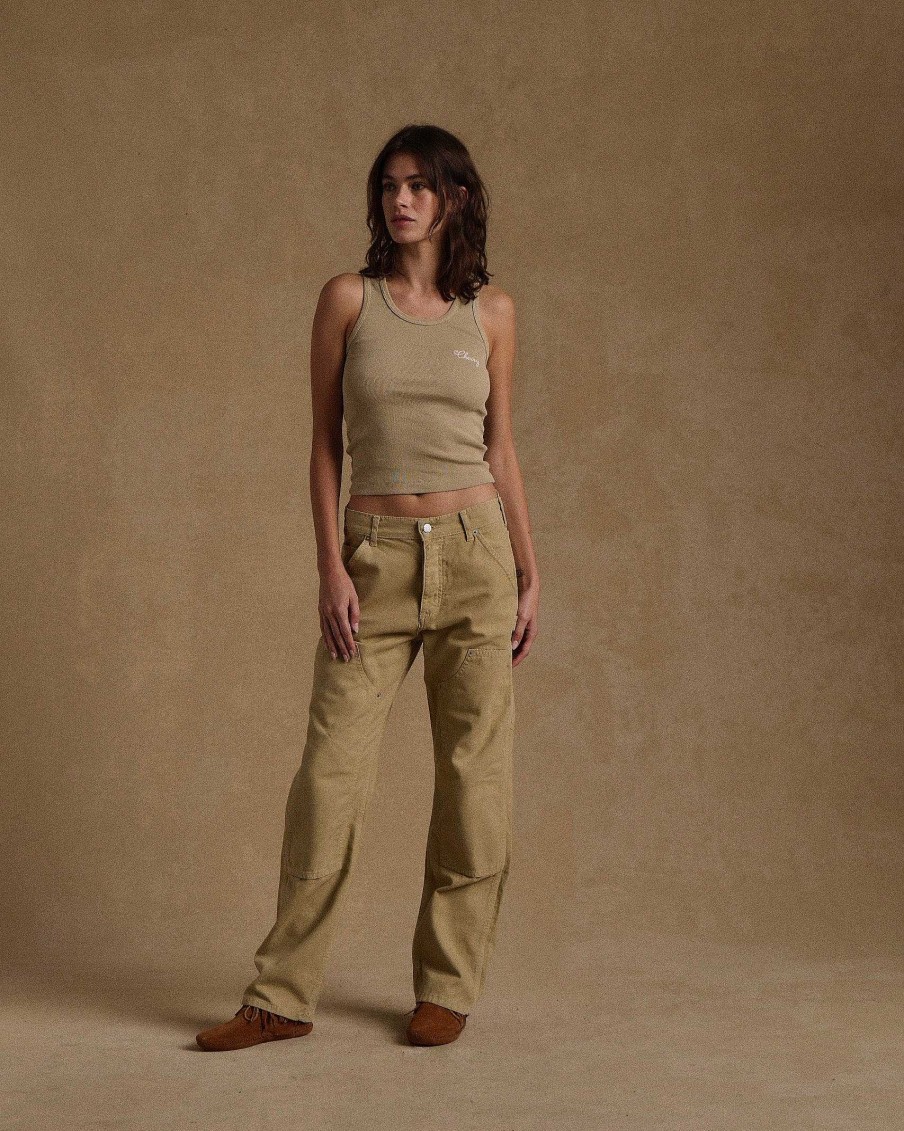 Cherry LA Classic Canvas Double Knee (Tan) Wholesale