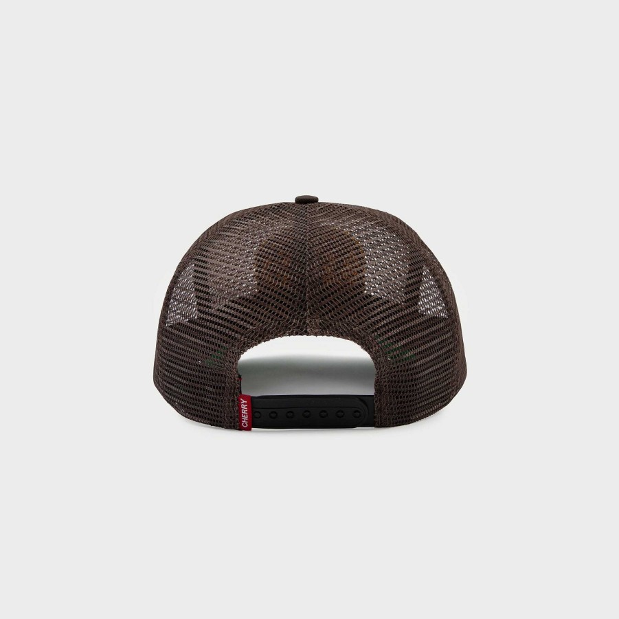 Cherry LA Desert Horse Full Mesh Trucker Hat (Brown) Clearance