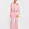 Cherry LA Women'S Cropped Zip-Up Hoodie (Pink) Online