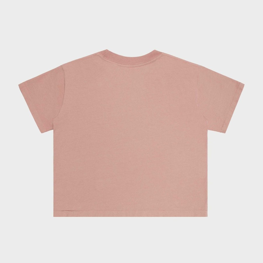 Cherry LA Lovers Boxy Baby Tee (Rose) Wholesale