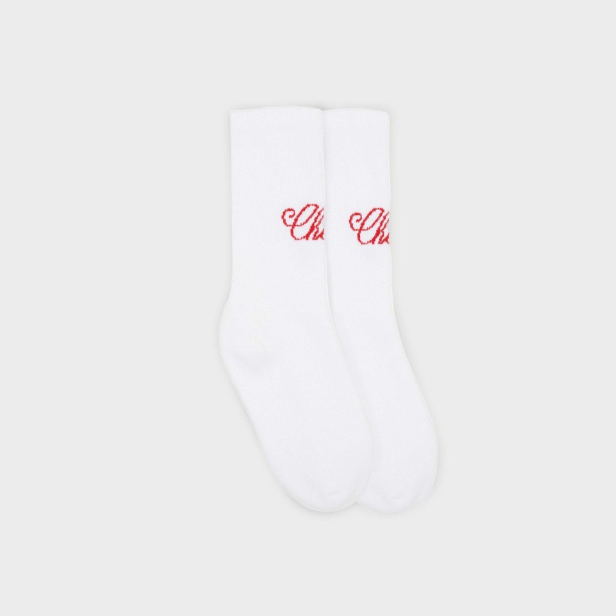 Cherry LA American Classic Socks (White/Red) Wholesale