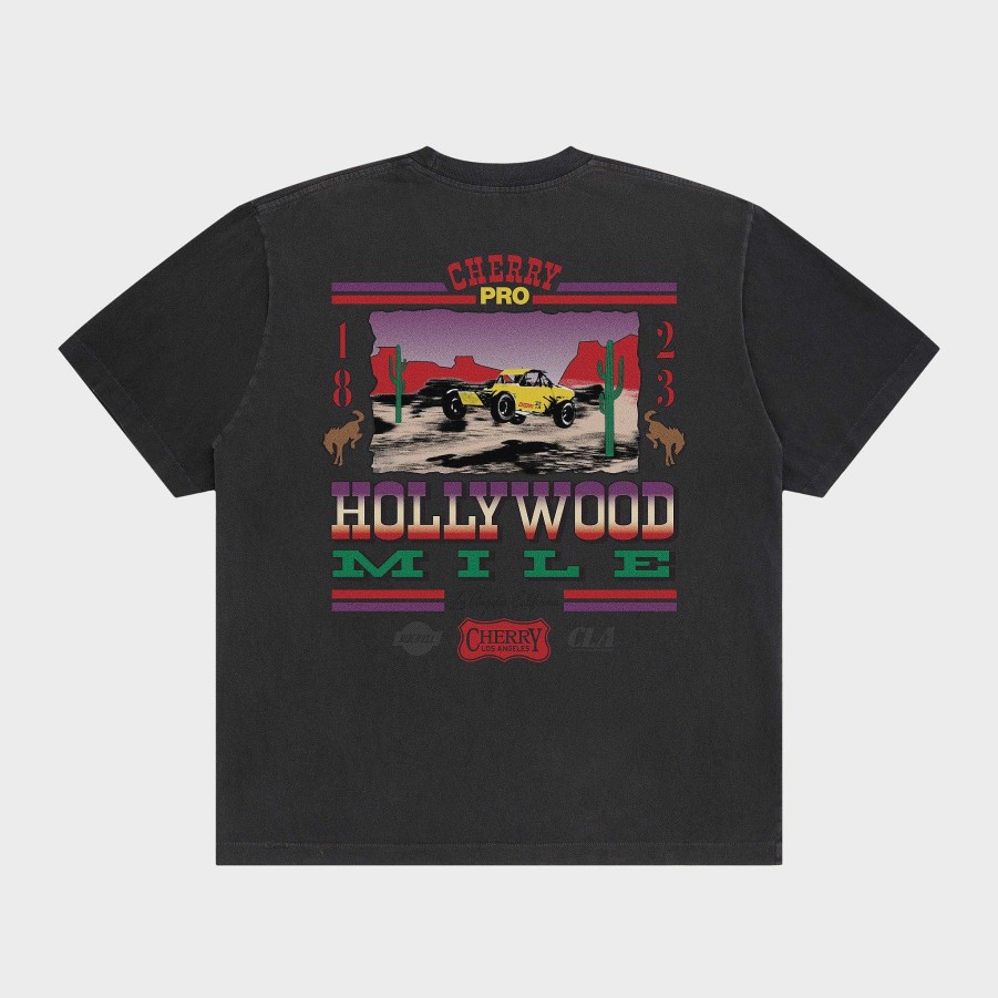 Cherry LA Hollywood Mile Pocket Tee (Ash) Online