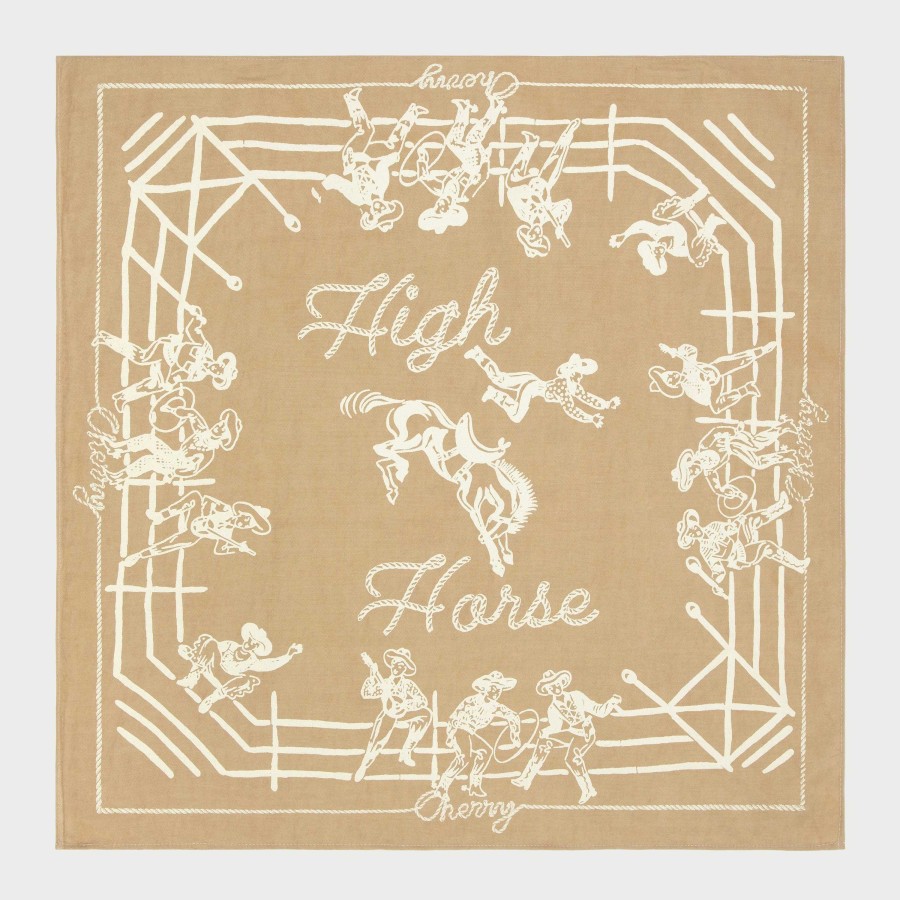 Cherry LA High Horse Bandana (Tan) Clearance