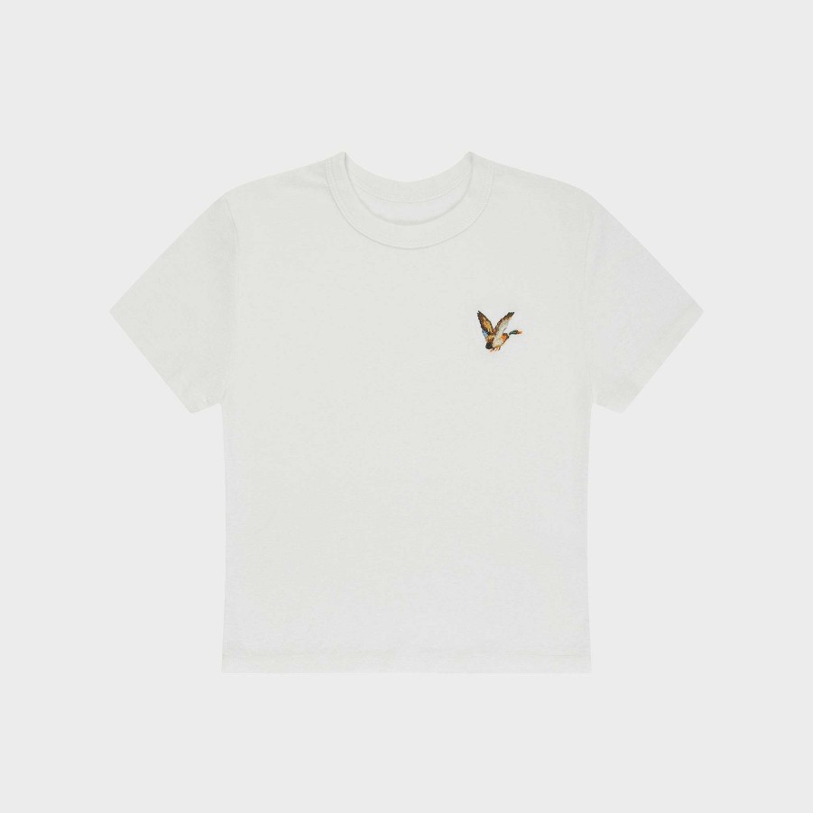 Cherry LA Duck Baby Tee (White) Hot