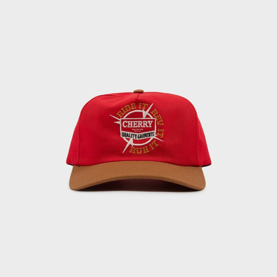 Cherry LA Ride It Rev It 5 Panel (Red) Wholesale