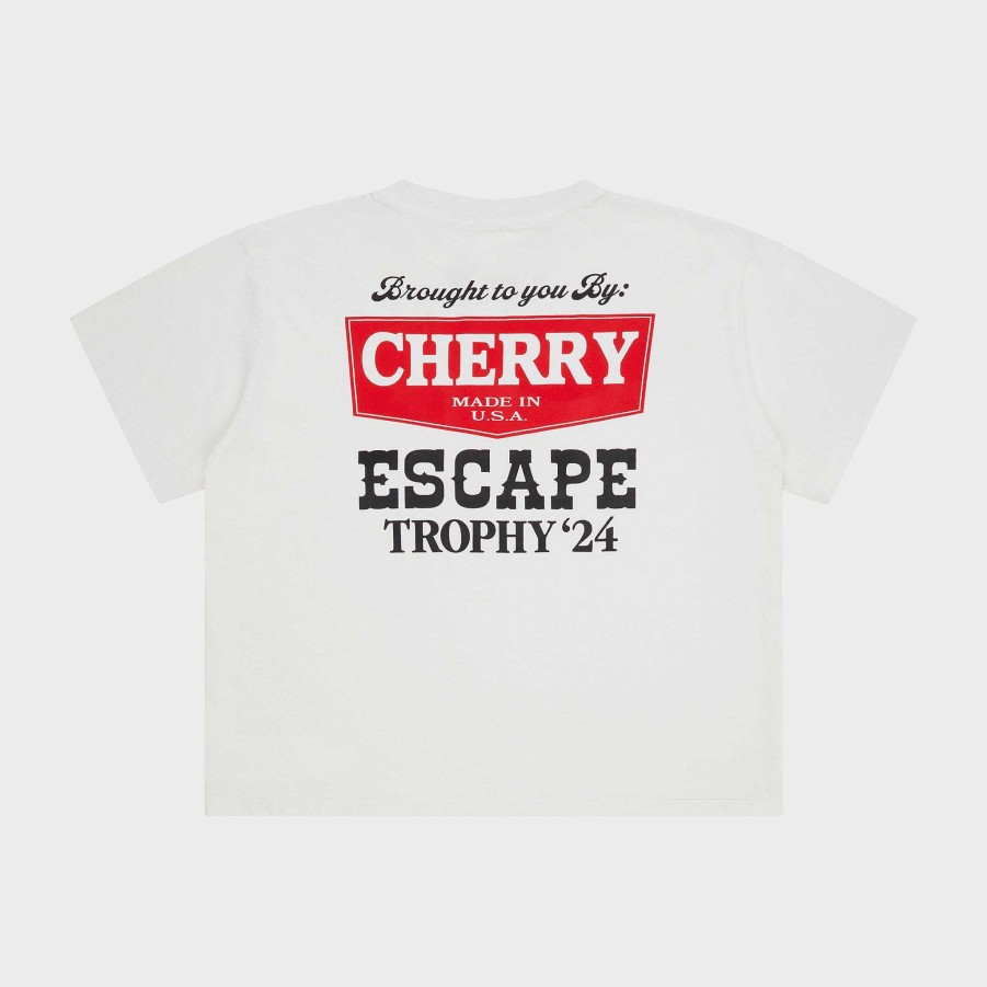 Cherry LA Escape Boxy Tee (Vintage White) Wholesale