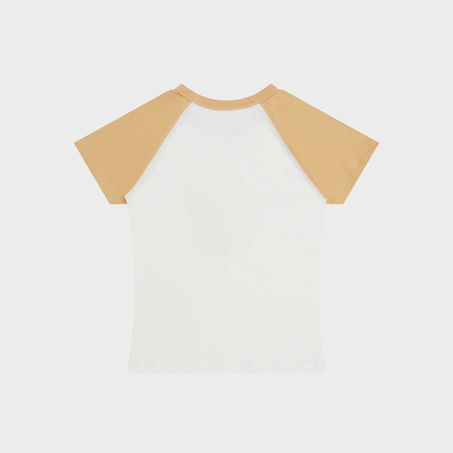 Cherry LA Raglan Baby Tee (Camel) Online