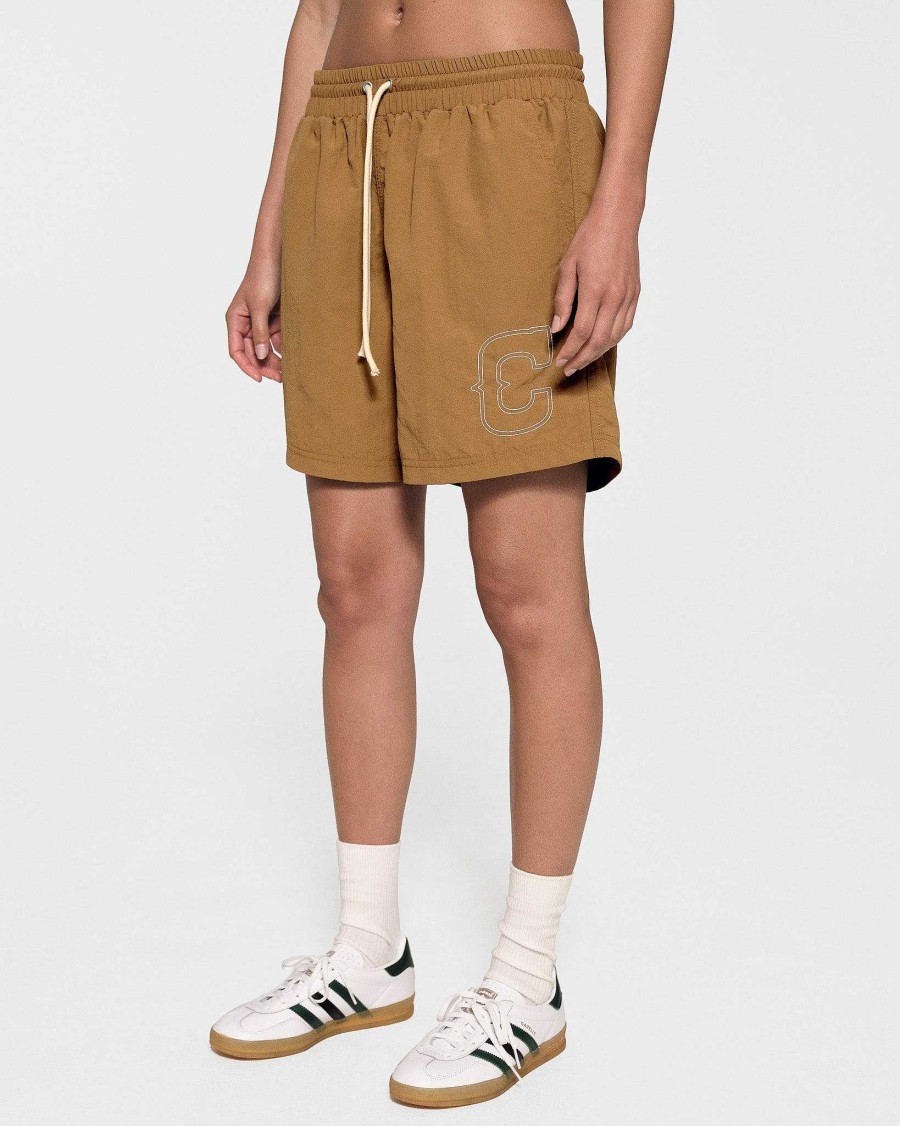 Cherry LA Nylon Championship Shorts (Camel) Clearance