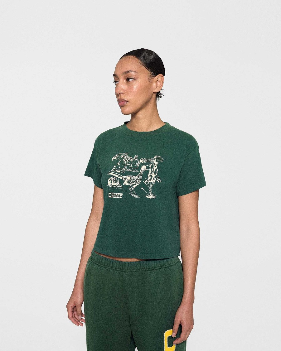 Cherry LA Sedona Boxy Baby Tee (Cactus) Best