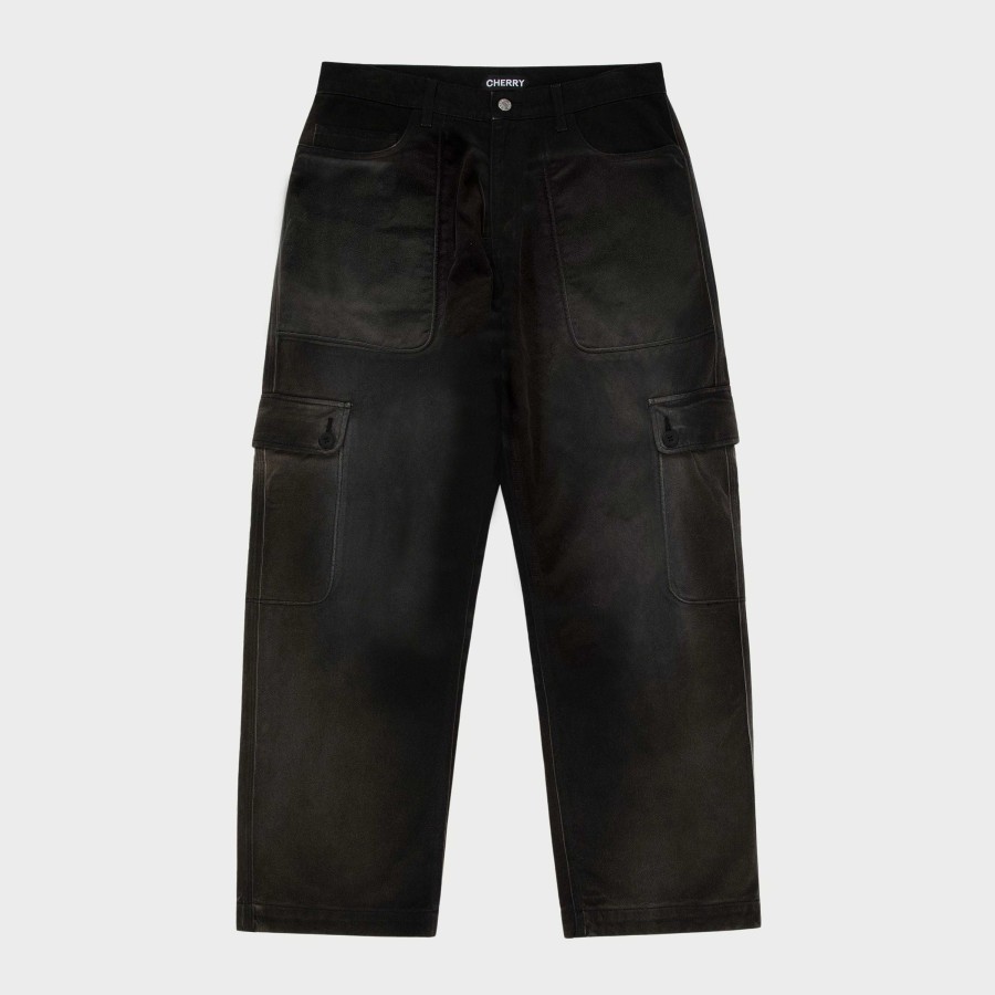 Cherry LA Six Pocket Cargo Pants (Vintage Black) Online