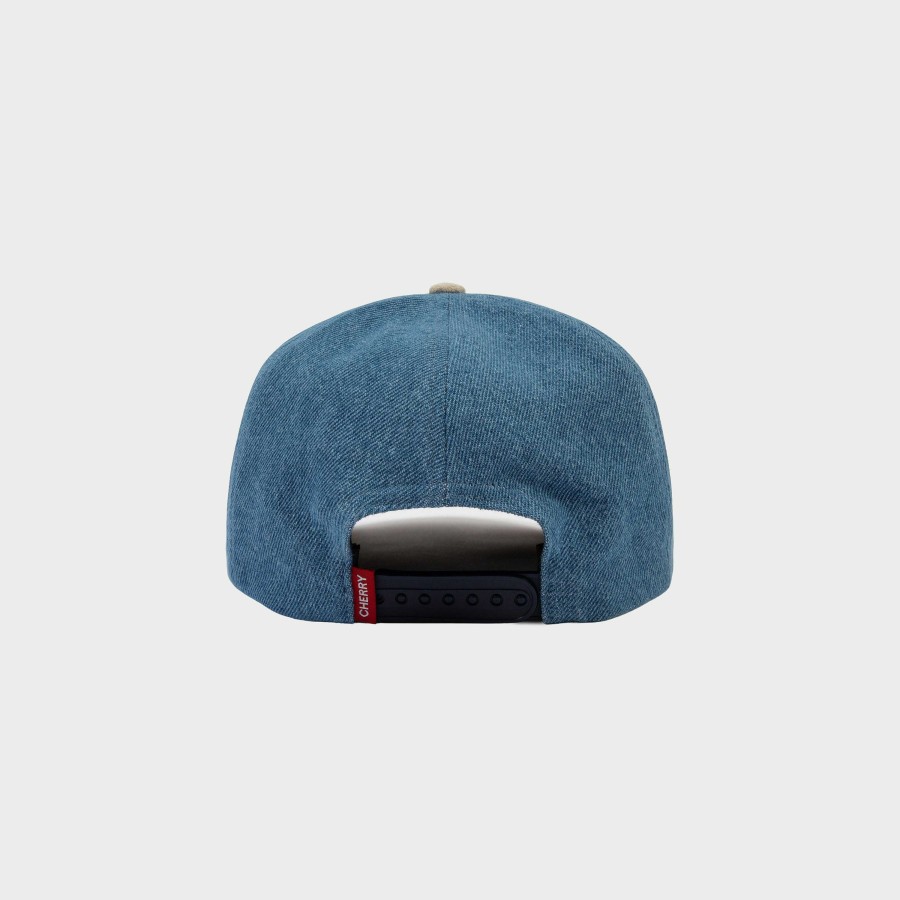 Cherry LA Two Tone Classic 5 Panel (Indigo/Beige) Online