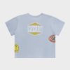 Cherry LA Off Road Boxy Baby Tee (Dusty Blue) Wholesale