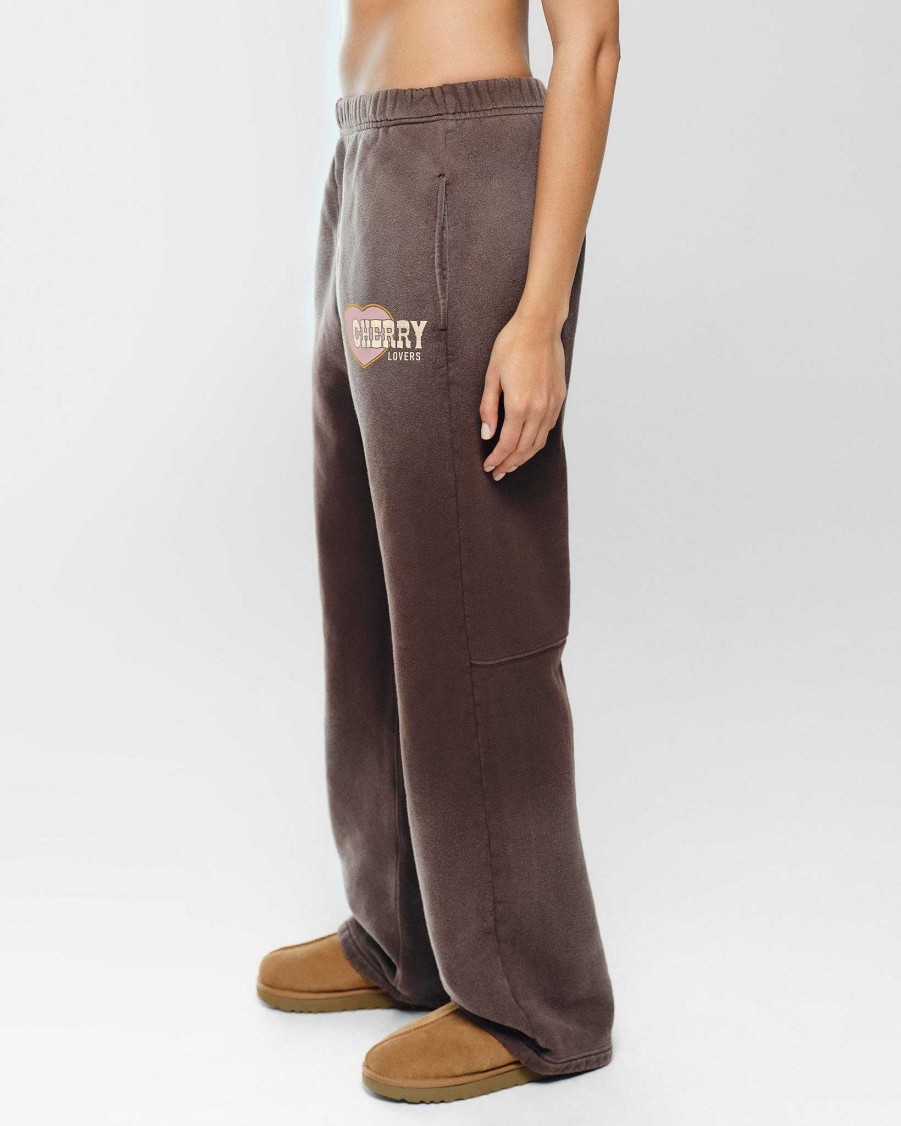 Cherry LA Lovers Parachute Sweatpant (Espresso) Clearance