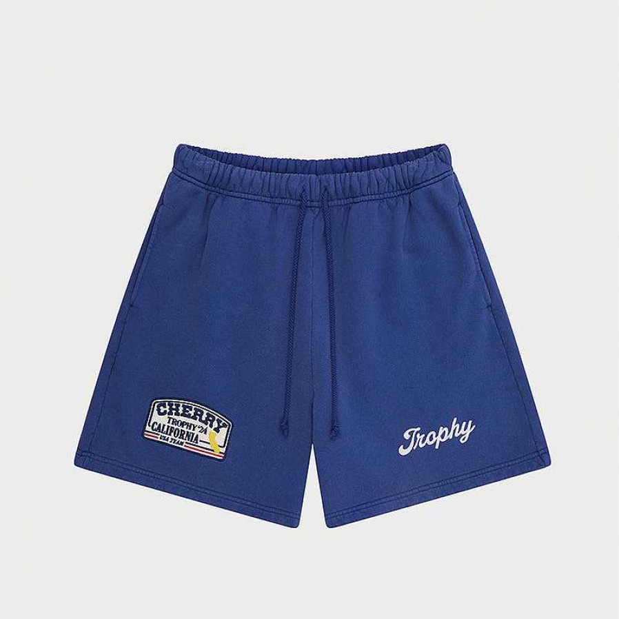 Cherry LA Trophy Sweatshorts (Royal) New