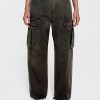 Cherry LA Wide Leg Cargo (Vintage Black) Wholesale