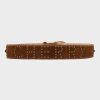 Cherry LA Studded Leather Belt (Calf Hair) Wholesale