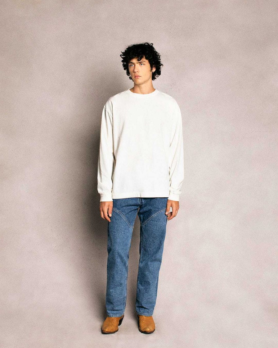 Cherry LA Basic L/S T-Shirt (Vintage White) Clearance