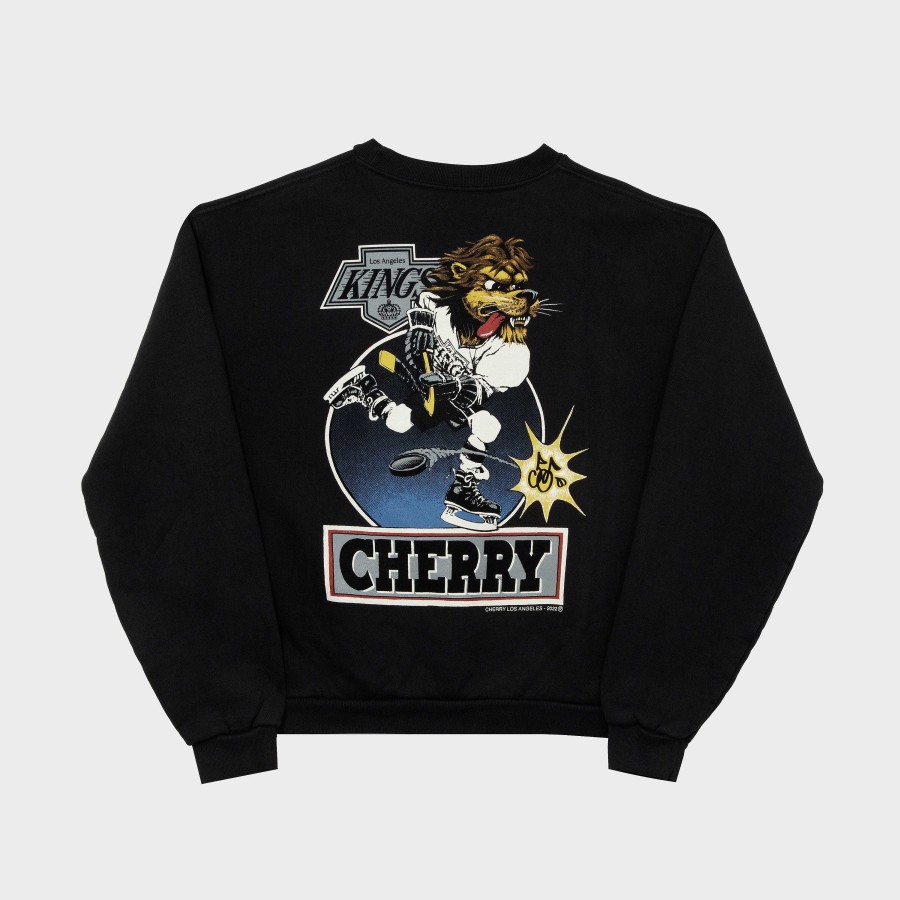 Cherry LA Bailey Crewneck (Off Black) Wholesale