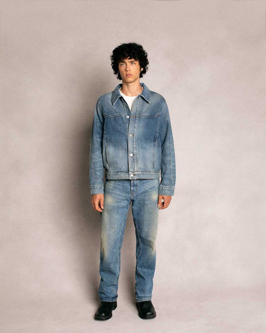 Cherry LA Relaxed 5 Pocket Denim (Indigo) Online