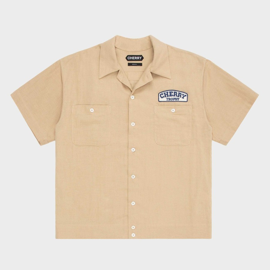 Cherry LA Trophy Mechanic Shirt (Sand) Clearance