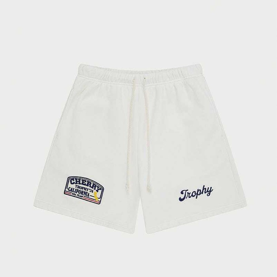 Cherry LA Trophy Sweatshorts (Vintage White) Online