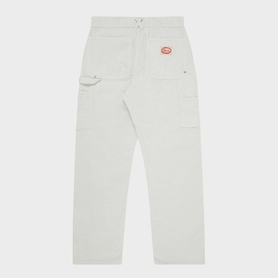 Cherry LA Classic Canvas Double Knee (White) Online