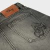 Cherry LA Relaxed 5 Pocket Denim (Grey) Hot