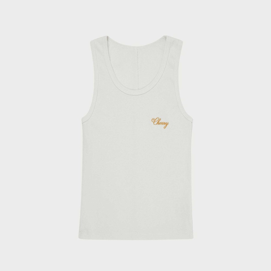 Cherry LA American Classic Tank Top (White) Best