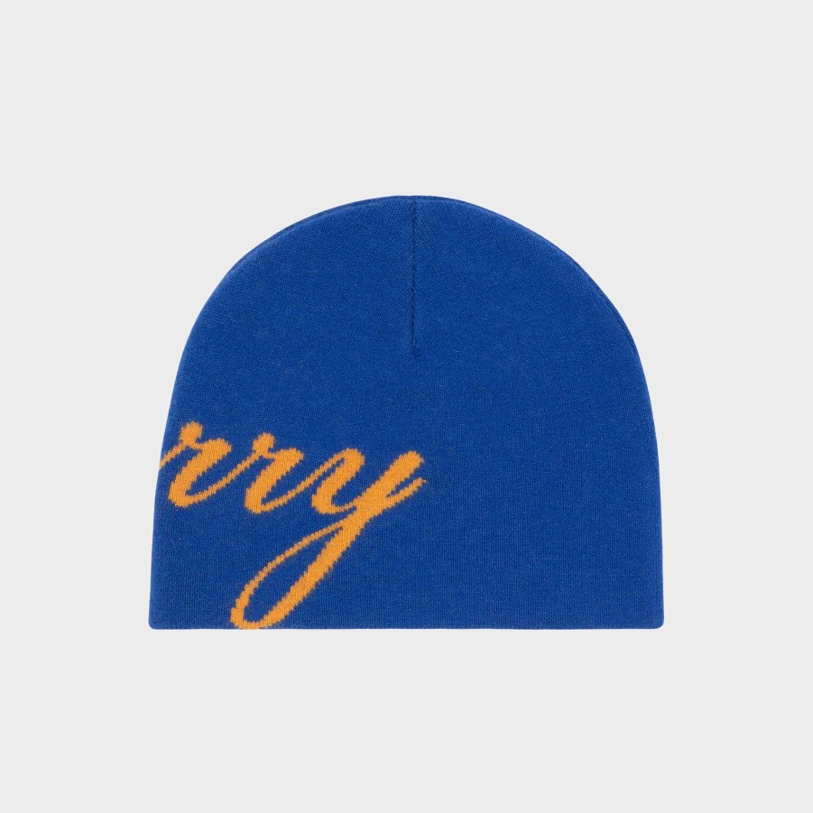 Cherry LA Cashmere Skull Cap Beanie (Blue) Hot