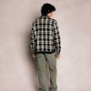 Cherry LA Plaid Zip Shirt Jacket (Black) Online