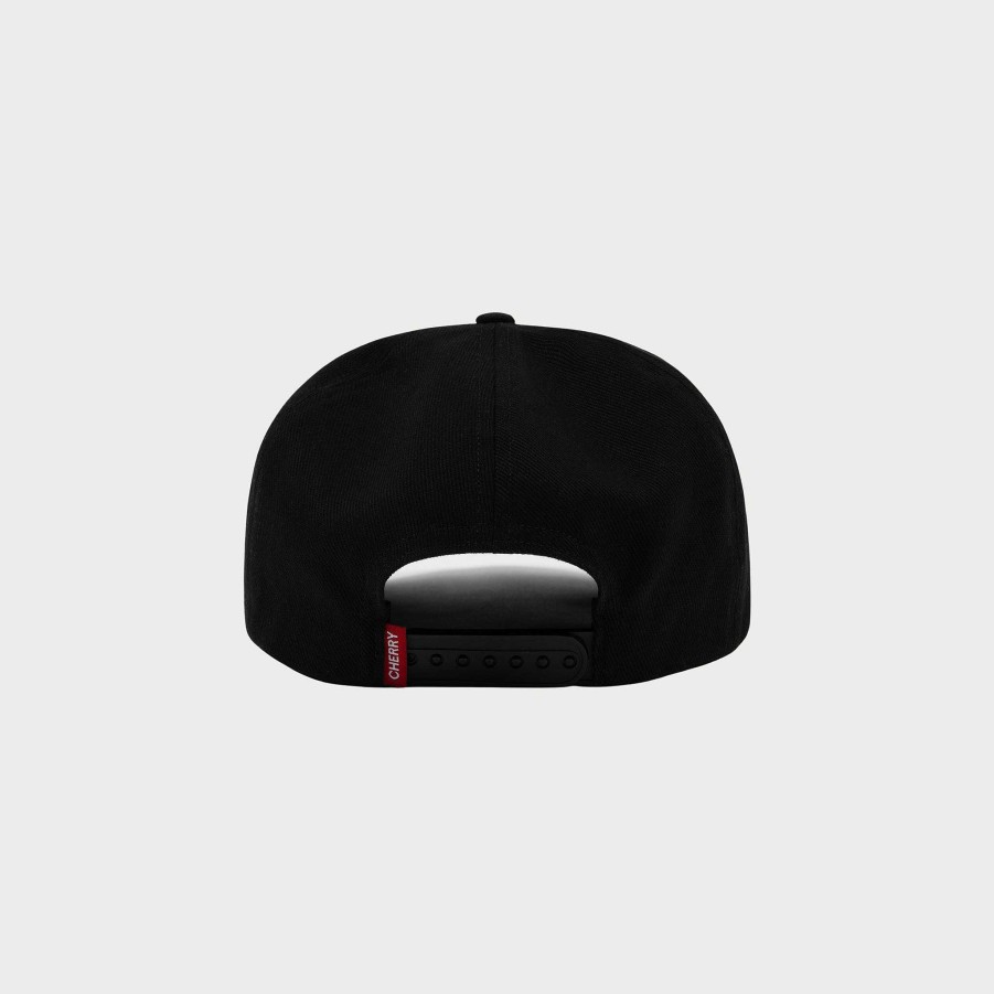 Cherry LA Two Tone Classic 5 Panel (Black/Red) Clearance