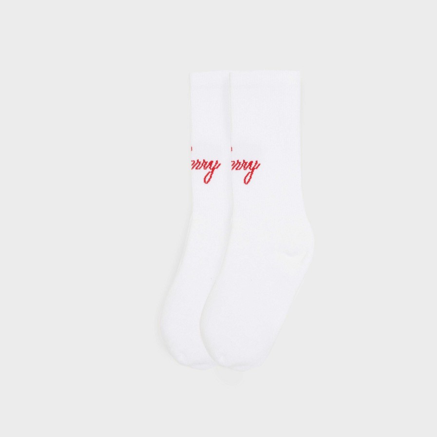 Cherry LA American Classic Socks (White/Red) Wholesale