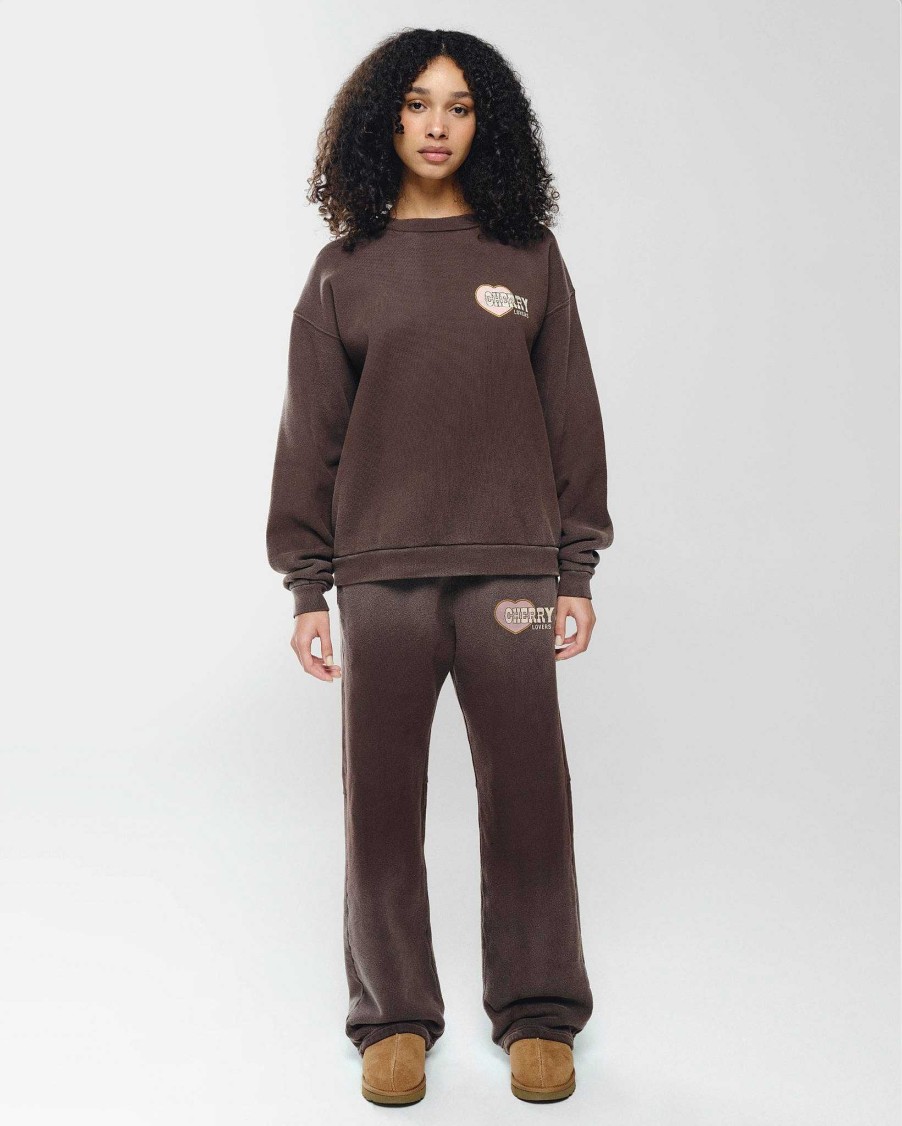 Cherry LA Lovers Parachute Sweatpant (Espresso) Clearance