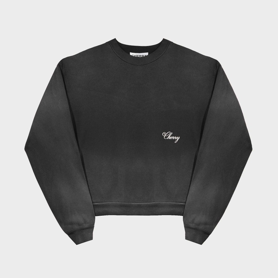 Cherry LA American Classic Crewneck (Vintage Black) New