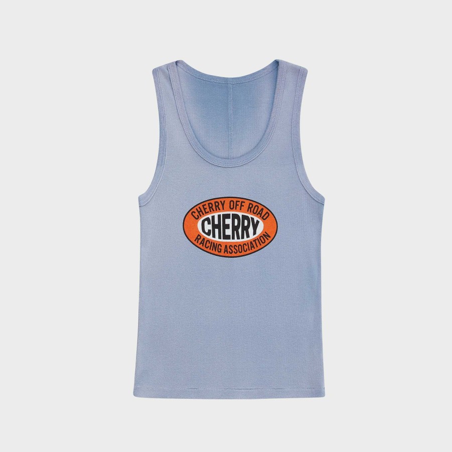 Cherry LA Off Road Tank Top (Dusty Blue) Best